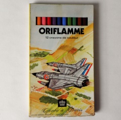 Oriflamme, 12 crayons de couleur