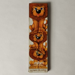 Safari - 6 crayons de couleur