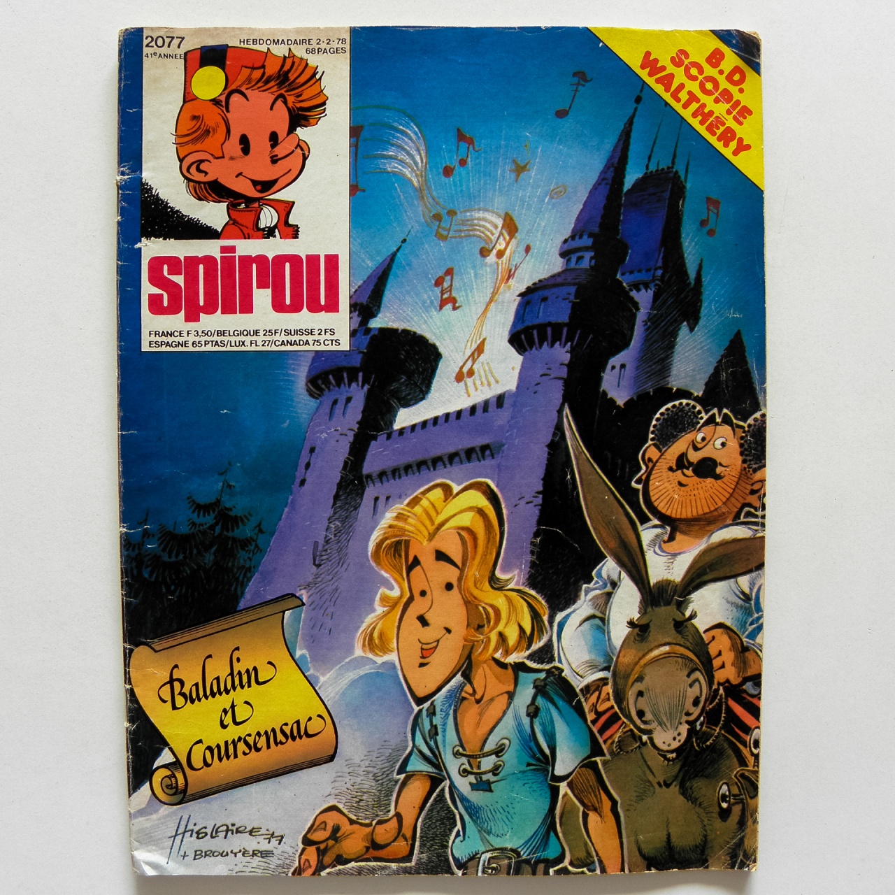 Spirou n°2077 . 02 février 1978